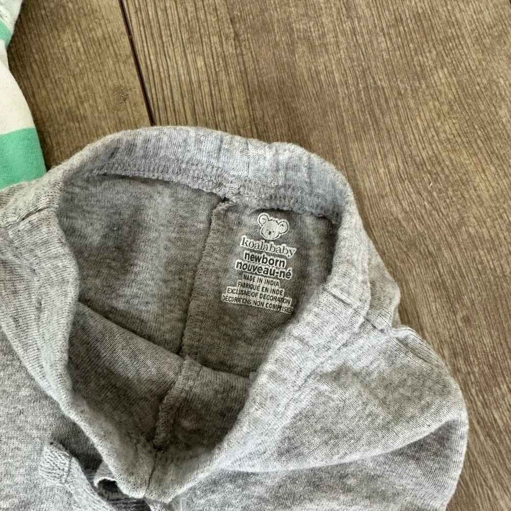 Newborn Carter’s / Koala Baby Baby Boy clothes & two pampers diapers
